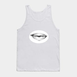 Sketched mouth Tank Top